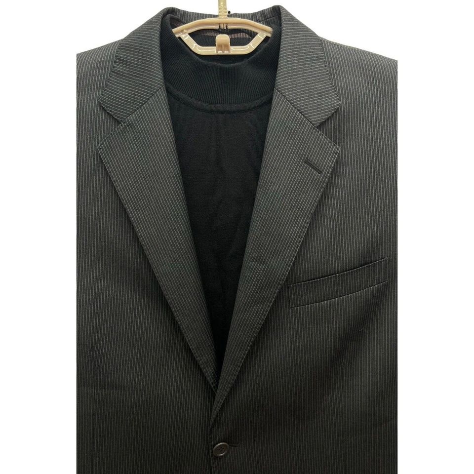 Blazer de Colección Piattelli REDA Hombres Barneys NY Hecho en Italia Diseñador 44L 100% Lana Negro Foto 1 de 4