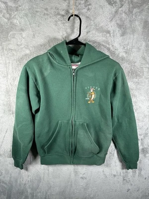 Vintage Disneyland Womens Hoodie Sweatshirt Tigger Green Size Large Made in USA - Image 1 of 4