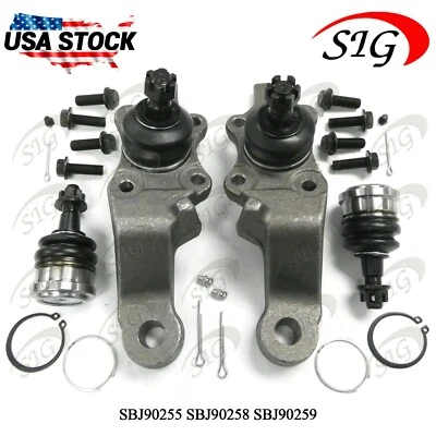 For 1995-2004 Toyota Tacoma 4WD 3.4L Front LH & RH, Upper & Lower Ball Joint 4PC - Image 1 of 4