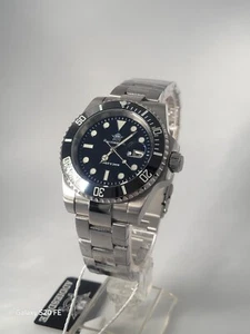 Reloj de buceo de acero inoxidable para hombre. 20ATM. Movimiento japonés Hardlex Glass Miyota 2115. - Imagen 1 de 15