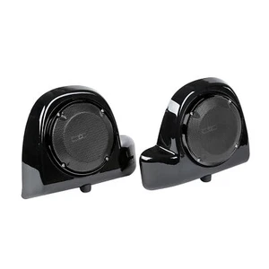6.5" Lower Vented Fairing Speaker Pods Box Grills Fit For Harley Touring 14-Up - Picture 1 of 11