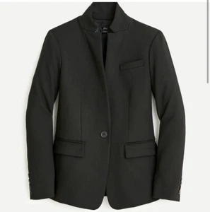 J. Crew Regent Four Season Stretch Blazer Black Size 10 - Picture 1 of 11
