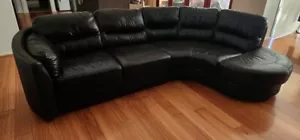 Nick Scali Leather lounge - Picture 1 of 6