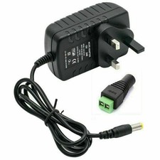 2/3A Power Supply Adapter Plug Charger Transformer Adapter to LED Strip UK Plug