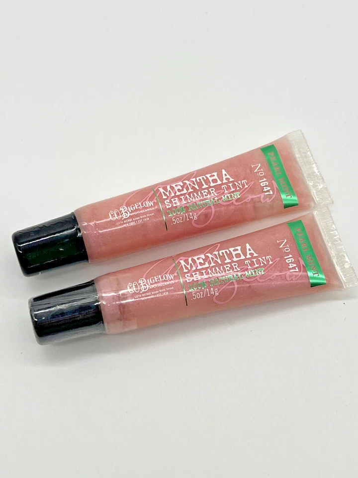 Bath & Body Works CO Bigelow MENTHA SHIMMETINT - PERLA COMO NUEVA - NO. 1647 - Juego de 2 Foto 1 de 1