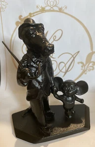 Vintage Soviet Metal Figurine Statuette Sculpture Crocodile Gena & Cheburashka - Picture 1 of 9