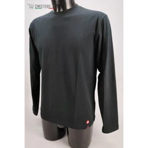 T-shirt maniche lunghe LEE JEANS 42 L/S Nero Slim Fit Stretch Original VINTAGE - Foto 1 di 7