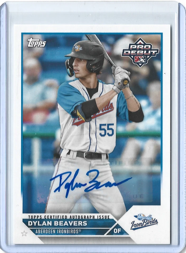 2023 Topps Pro Debut Autographs #PD85 Dylan Beavers - Image 1 of 2