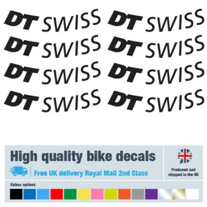 DT Swiss bike wheel decals plus free frame protectors (23 pack) - 18 colours - Picture 1 of 43