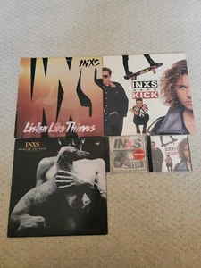 INXS "Shabooh Shoobah" "Kick" & "Listen Like Thieves" & 2 INXS CD's  - Picture 1 of 12