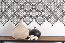 Moroccan Wall Decals Stickers Ebay Temara 3 Layer Moroccan Tile Furniture Wall Floor Stencil For Painting