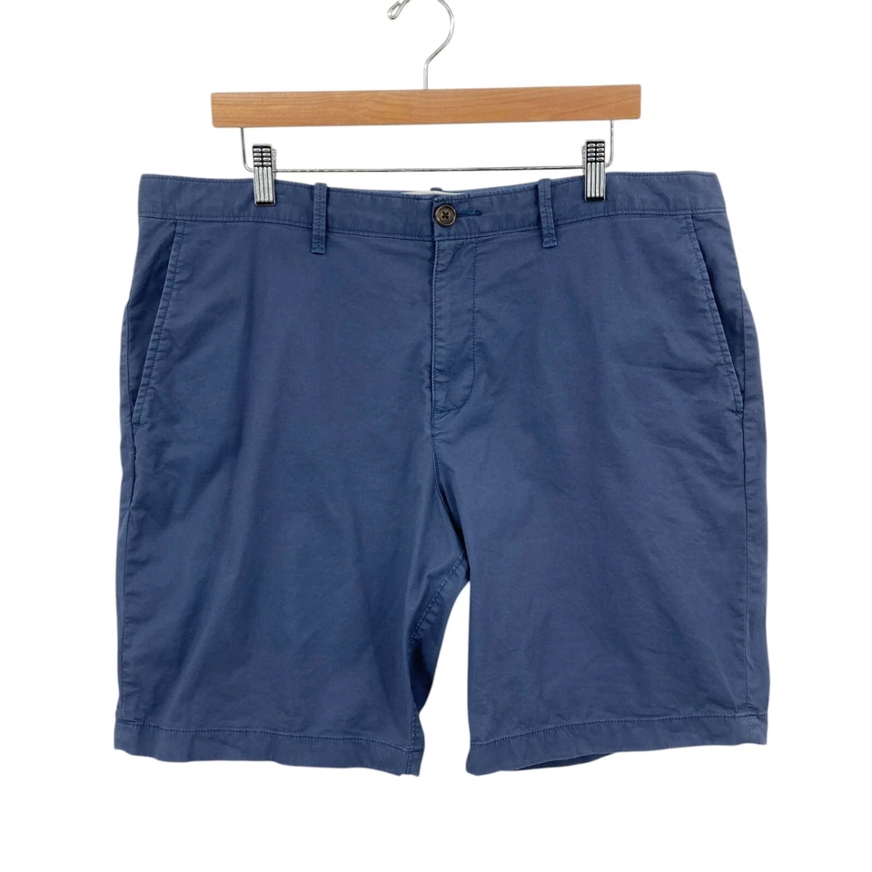 Pantalones Cortos Penguin Para Hombre 38 Azul Chino Elastizados Cómodos Bolsillos Cortados Ajuste Original Foto 1 de 4