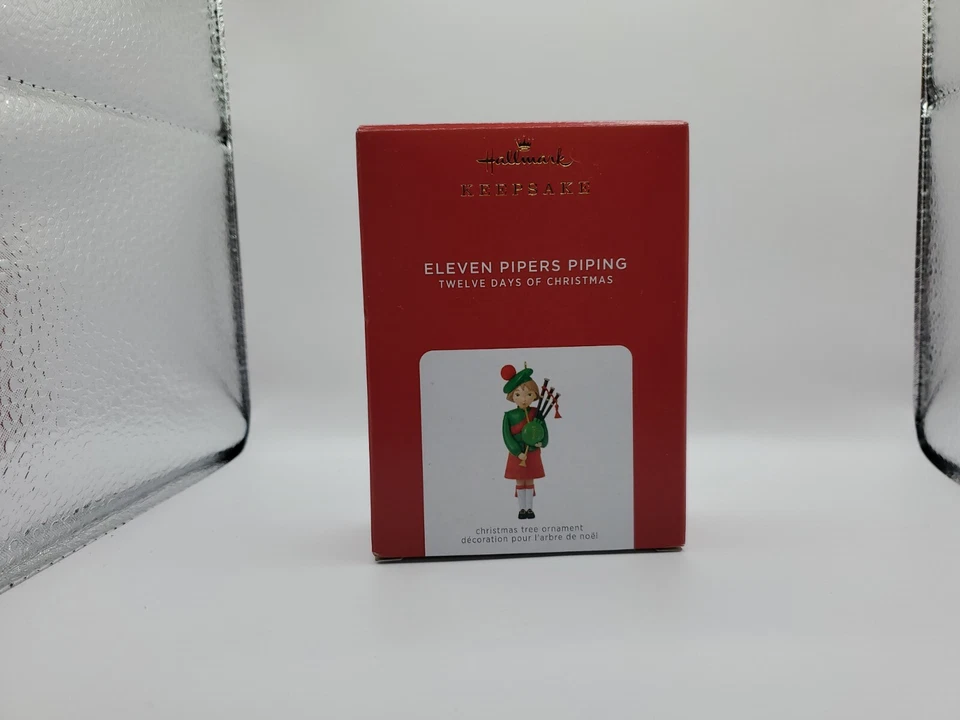Hallmark Twelve Days of Christmas Eleven Pipers Piping Ornament - 1399QXR9125