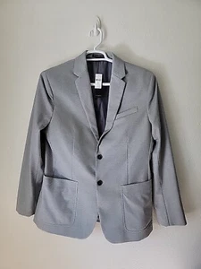 Banana Republic Suit Jacket Mens 42 Regular Light Grey Stretch Slim Fit New $190 - Picture 1 of 16