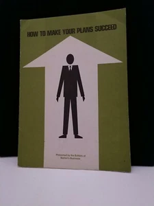 HOW TO MAKE YOUR PLANS SUCCEED-NATION'S BUSINESS 1965 PAPERBACK BOOK 16 PGS VTG - Picture 1 of 8