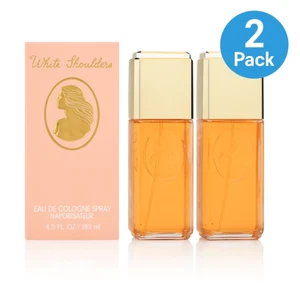 White Shoulders by Evyan Eau de Cologne Spray 4.5oz Bottles 2 Pack New - Picture 1 of 1