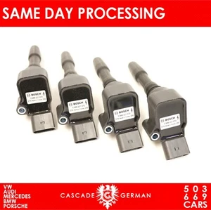 4x NUEVO Genuino Bosch VW Audi Porsche EA888 Paquete de Bobinas de Encendido 06H905110L - Imagen 1 de 2