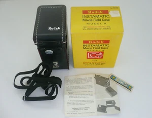 Estuche de campo de película vintage Kodak Instamatic con correa de transporte modelo A en caja NUEVO - Imagen 1 de 9