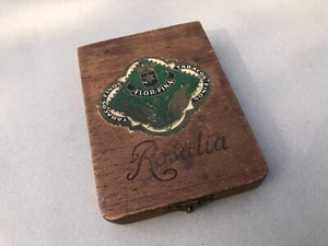 ROSALIA vintage small wooden cigar box - Picture 1 of 5