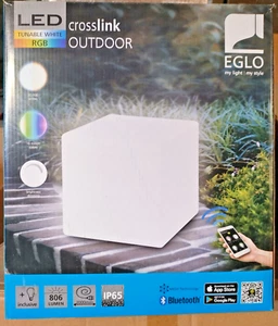 EGLO Connect-C LED smarte Gartenleuchte Würfel 30cm RGB 9W EEK:F (Spektrum A-G) - Bild 1 von 10