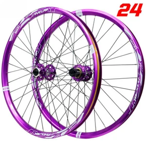 24inch AM DH MTB Aluminum Alloy Wheelset Thru Axle or QR 6 Pawls Hub HG MS XD - Picture 1 of 16