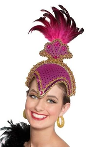Samba - Kopfschmuck - pink Federkopfschmuck - Bild 1 von 1
