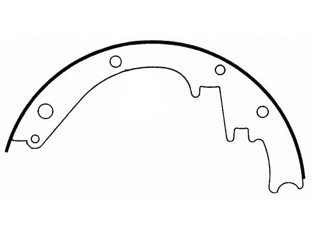 Juego de zapatas de freno traseras Wagner 1956 Hudson Hornet Special 87965PNCH Foto 1 de 2