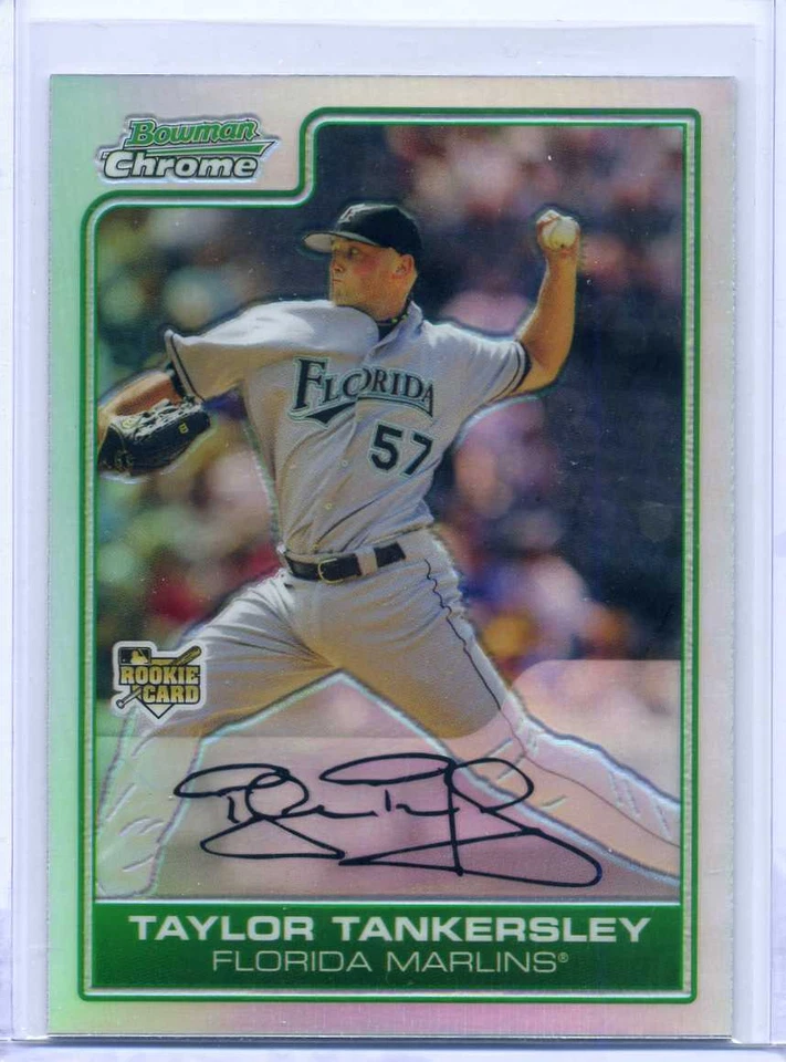 Taylor Tankersley 2006 Bowman Draft CHROME REFRACTOR #BDP2 - MARLINS - Image 1 of 1