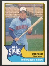 Jeff Huson 1989 Triple A All-Stars CMC #4 Indianapolis Indians Montreal Expos #1