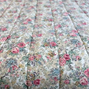 RARE Ralph Lauren BRITTANY King COMFORTER Beige FLORAL Roses VINTAGE Gorgeous!! - Picture 1 of 7