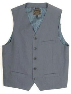 Nuevo Para hombres XL Jos A Bank Reserve Gris/Azul Cabeza de Alfiler 100% Algodón Chaleco Cintura Abrigo - Imagen 1 de 6