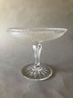 Excellent Quality Antique Frosted Glass & Etched Greek Key Design Tazza