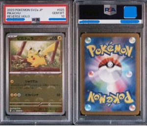 2023 Pikachu Inverso Holo Pokeball Japonés sv2a Pokémon 151 025/165 PSA 10 - Imagen 1 de 1
