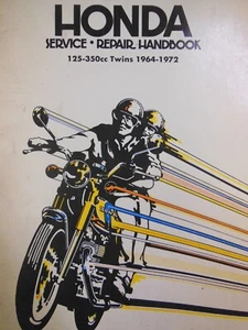 HONDA 125 - 350 cc Twins 1964 - 1972 - SERVICE Repair MANUAL - Picture 1 of 10