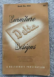 Deltacraft Delta Furnture Designs Book No.4551, AD-232,Cabinet,Desk,Cupboard,etc - Picture 1 of 1