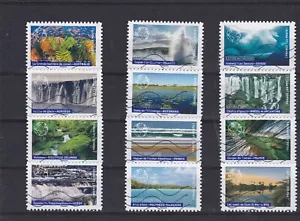 FRANKREICH 2022. UNSER BLAUER PLANET. KOMPLETTE SERIE VON 12 BRIEFMARKEN AA GESTEMPELT - Bild 1 von 1