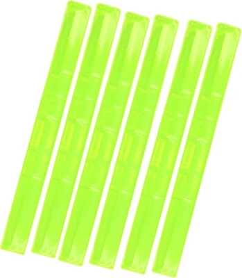 6X Reflektor Schnapp Armband Schnapparmband Reflektorband Licht Fahrrad Joggen - Bild 1 von 4