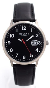 Sportliche Regent Titan Herrenuhr BA-314 mit Datum NEU! - Picture 1 of 6