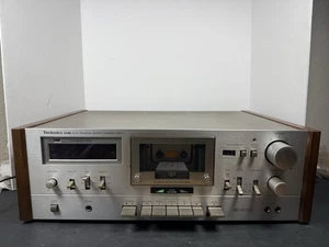 Technics RS-M68 VTG Silver Face Auto Reverse Cassette Deck UNTESTED POWERS ON - Picture 1 of 12