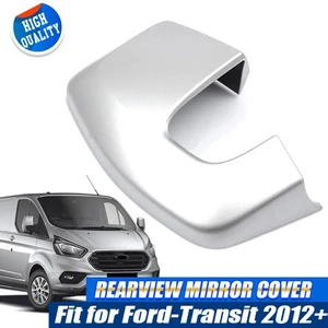 Right Rear View Mirror Rear Cover Cap Silver For Ford Transit Custom 2012-2023 - Picture 1 of 8