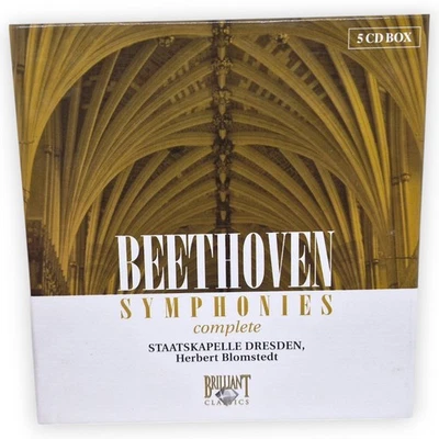 Beethoven Symphonies Complete 5 CD Box Staatskapelle Dresden Herbert Blomstedt - Bild 1 von 3