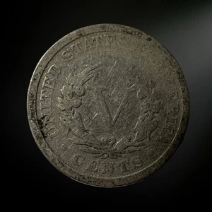 1901 P Philadelphia Liberty V Nickel G/VG+ - Picture 1 of 2