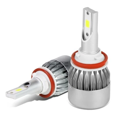 SISTEMA DE ILUMINACIÓN LED BLANCO BRILLO 6000K H8 JUEGO DE BOMBILLAS DE FAROS + VENTILADOR DE REFRIGERACIÓN Foto 1 de 4