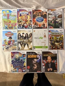 Wii Spielepaket (11) alle komplett in Box CIB Rückseite Beschreibung - Bild 1 von 2