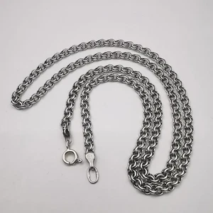 Vintage Sterling Silver 925 Chain Necklace – Signed 10.13g Jewelry Gift - Picture 1 of 9