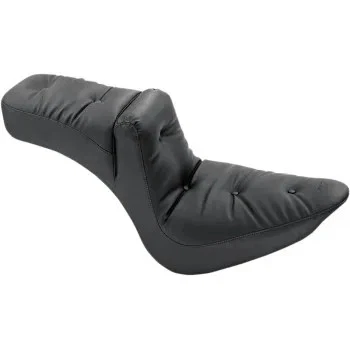 Mustang Negro Regal Duke Extra Ancho 1 pieza Asiento Almohada Harley Night Train 06-09 Foto 1 de 4