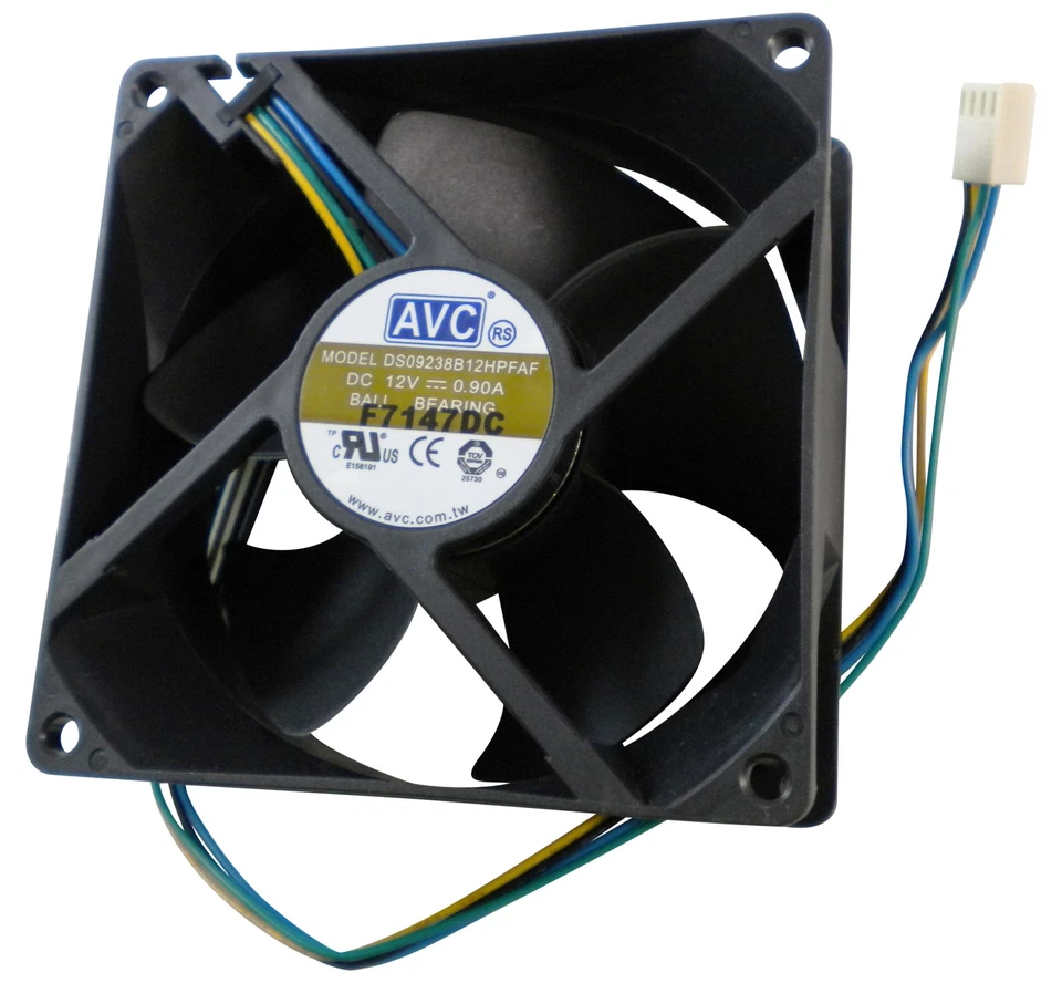 AVC DS09238 92mm X 38mm 4-Pin PWM 2BB high speed fan - Image 1 of 1