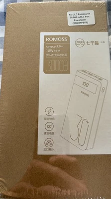 ROMOSS Sense 8+ Power Bank 30000mAh QC PD 3.0 ricarica rapida powerbank 30000 mAh  - Immagine 1 di 2