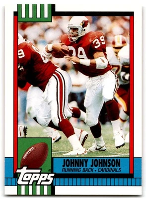 1990 Topps Traded Johnny Johnson Rookie Phoenix Cardinals #104T - Image 1 of 2