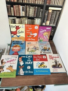 10 Dr Seuss random book lot of Hardcover Books kids New and Vintage - GOOD - Picture 1 of 2